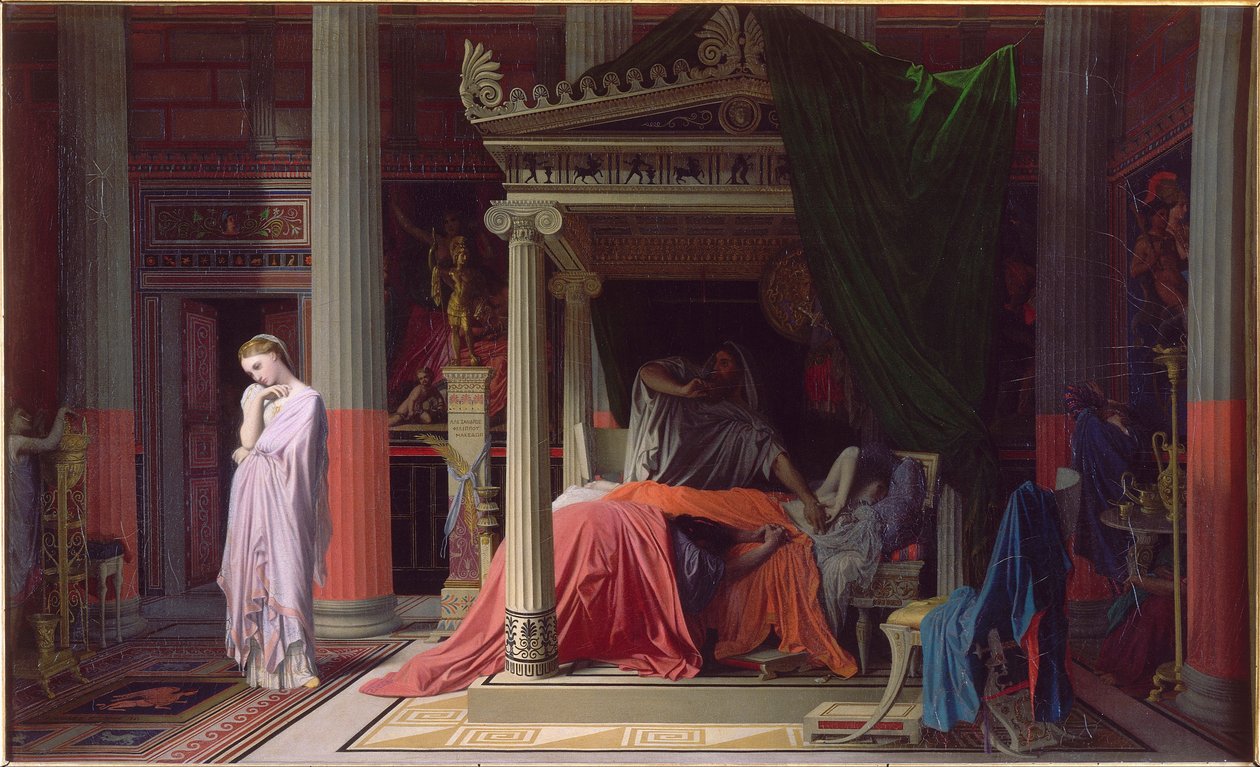 Antiochus sykdom, eller Antiochus og Stratonice av Jean Auguste Dominique Ingres