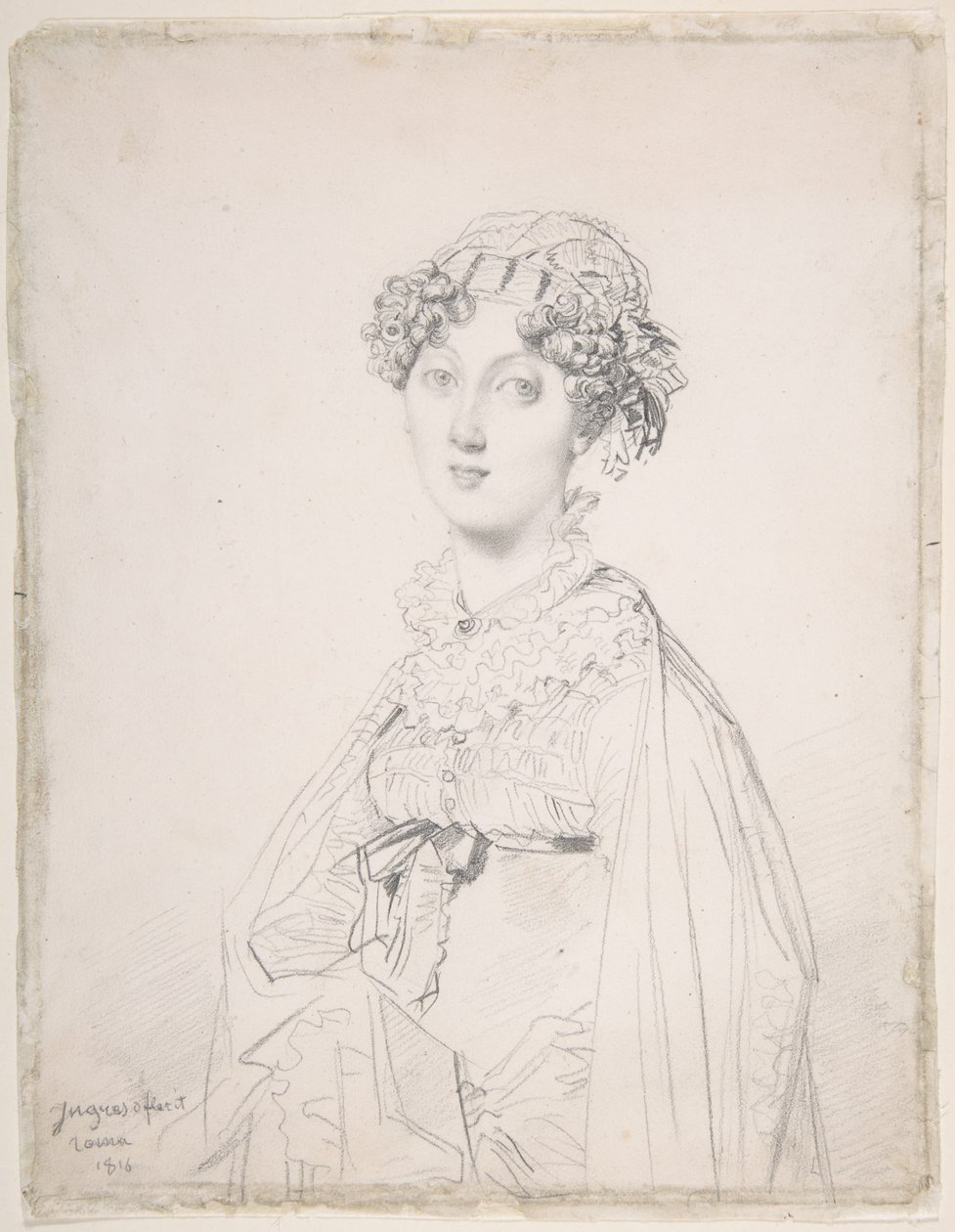 Lady Mary Cavendish-Bentinck (?-1843) av Jean Auguste Dominique Ingres