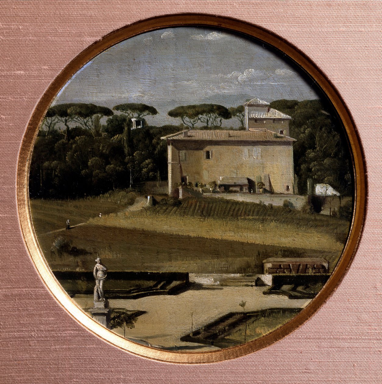 Le Casino Raphael i Roma Maleri av Jean Auguste Dominique Ingres (1780-1867) Paris fra 1800-tallet, dekorativ kunst av Jean Auguste Dominique Ingres