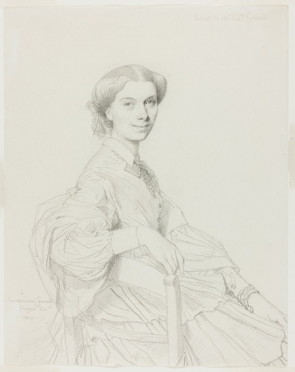 Madame Charles Gounod av Jean Auguste Dominique Ingres