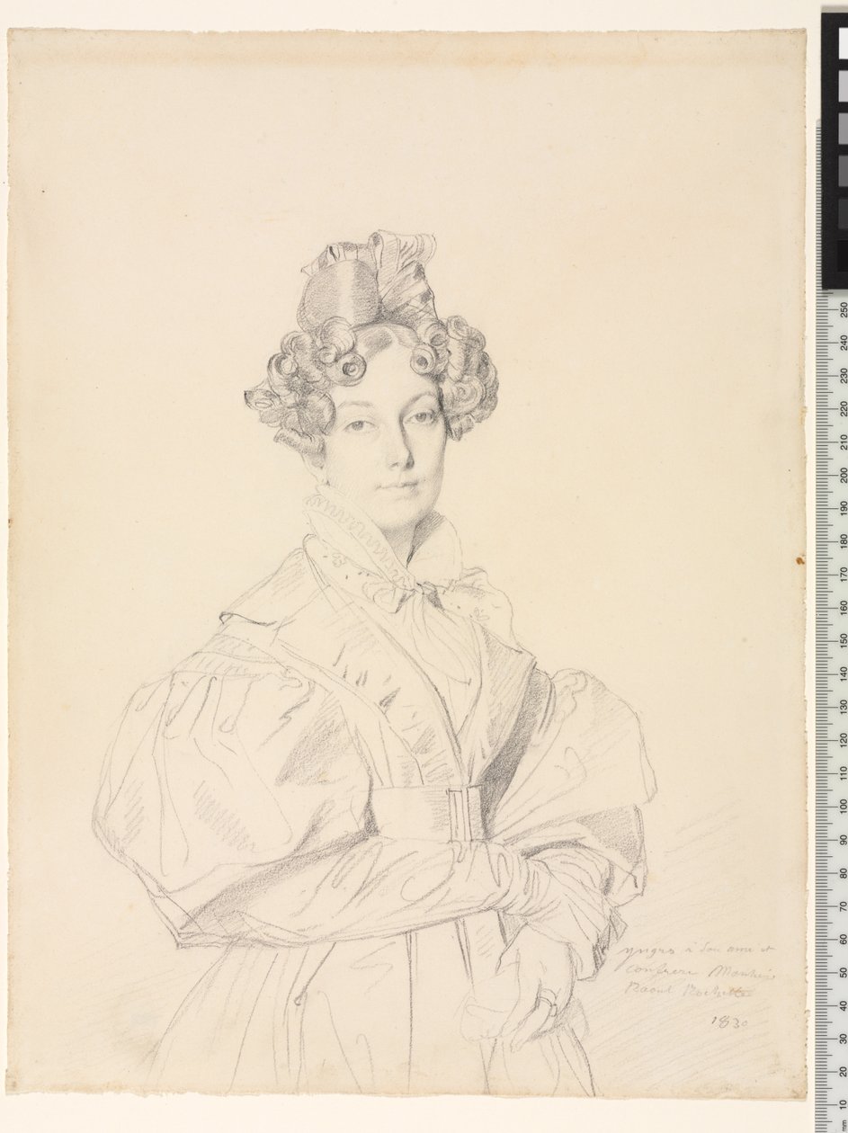 Madame Désiré Raoul-Rochette, 1830 av Jean Auguste Dominique Ingres