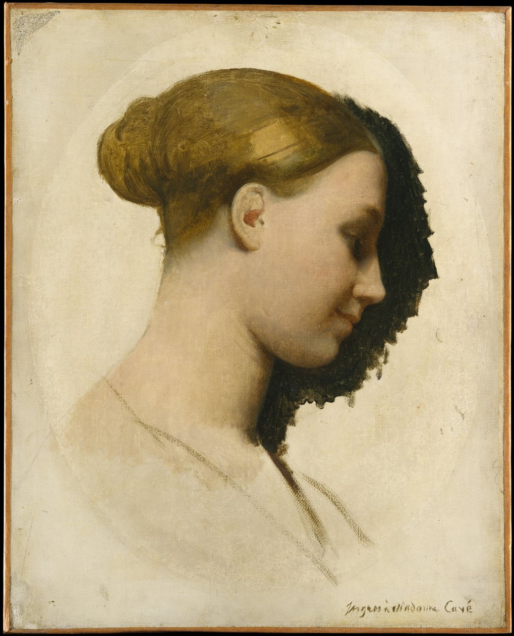 Madame Edmond Cavé (Marie-Élisabeth Blavot, født 1810) av Jean Auguste Dominique Ingres