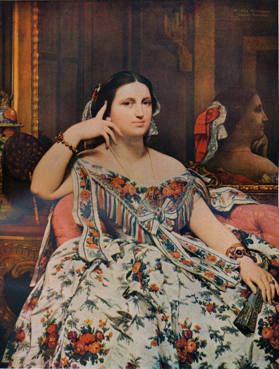 Madame Moitessier, 1856, 1936 av Jean Auguste Dominique Ingres
