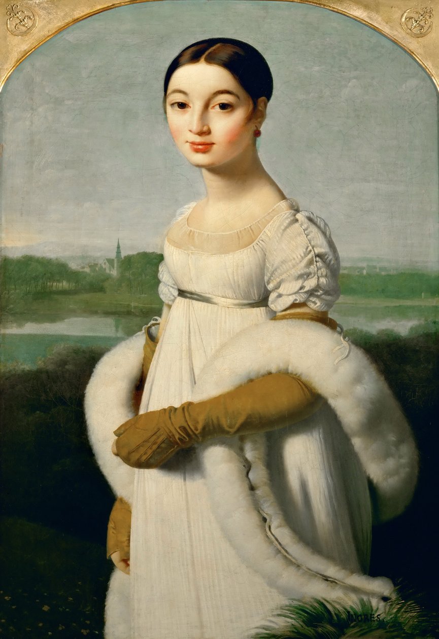 Frøken Caroline Riviere av Jean Auguste Dominique Ingres