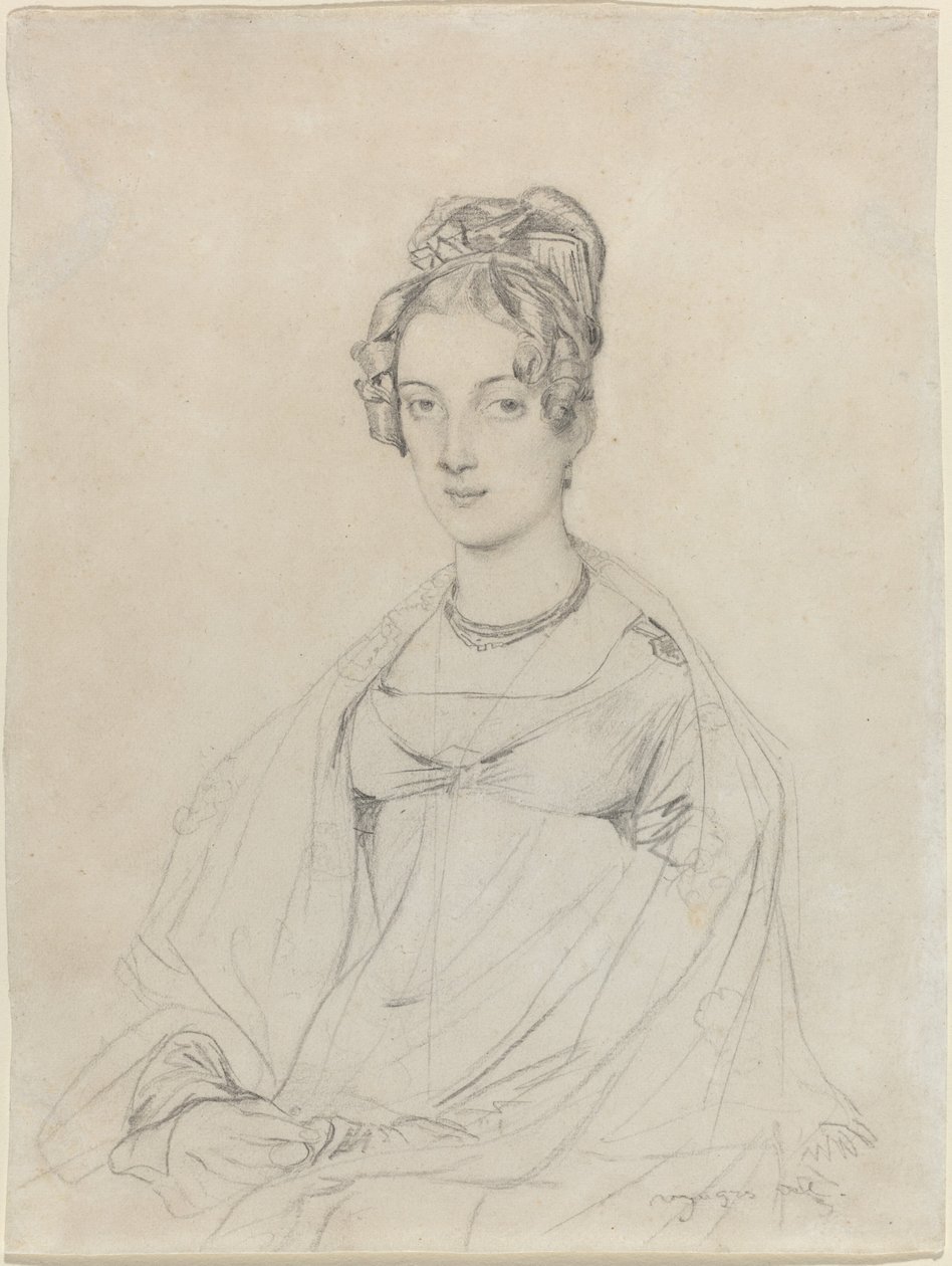 Mrs. Edward Dodwell av Jean Auguste Dominique Ingres