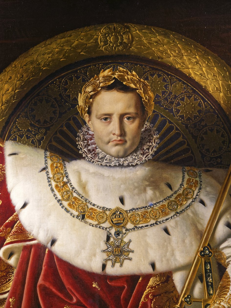 Napoleon I på den keiserlige tronen av Jean Auguste Dominique Ingres