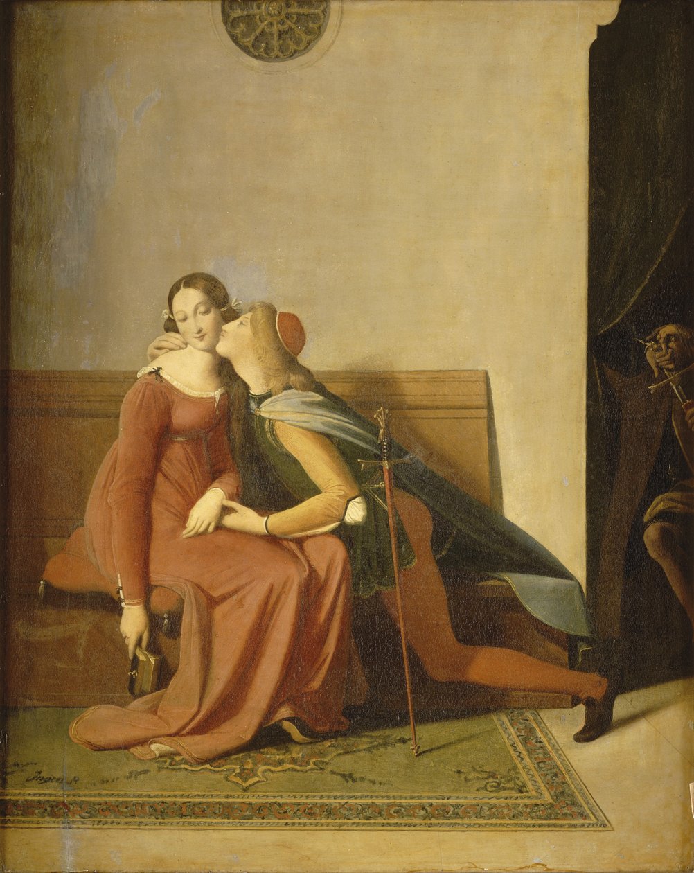 Paolo og Francesca av Jean Auguste Dominique Ingres