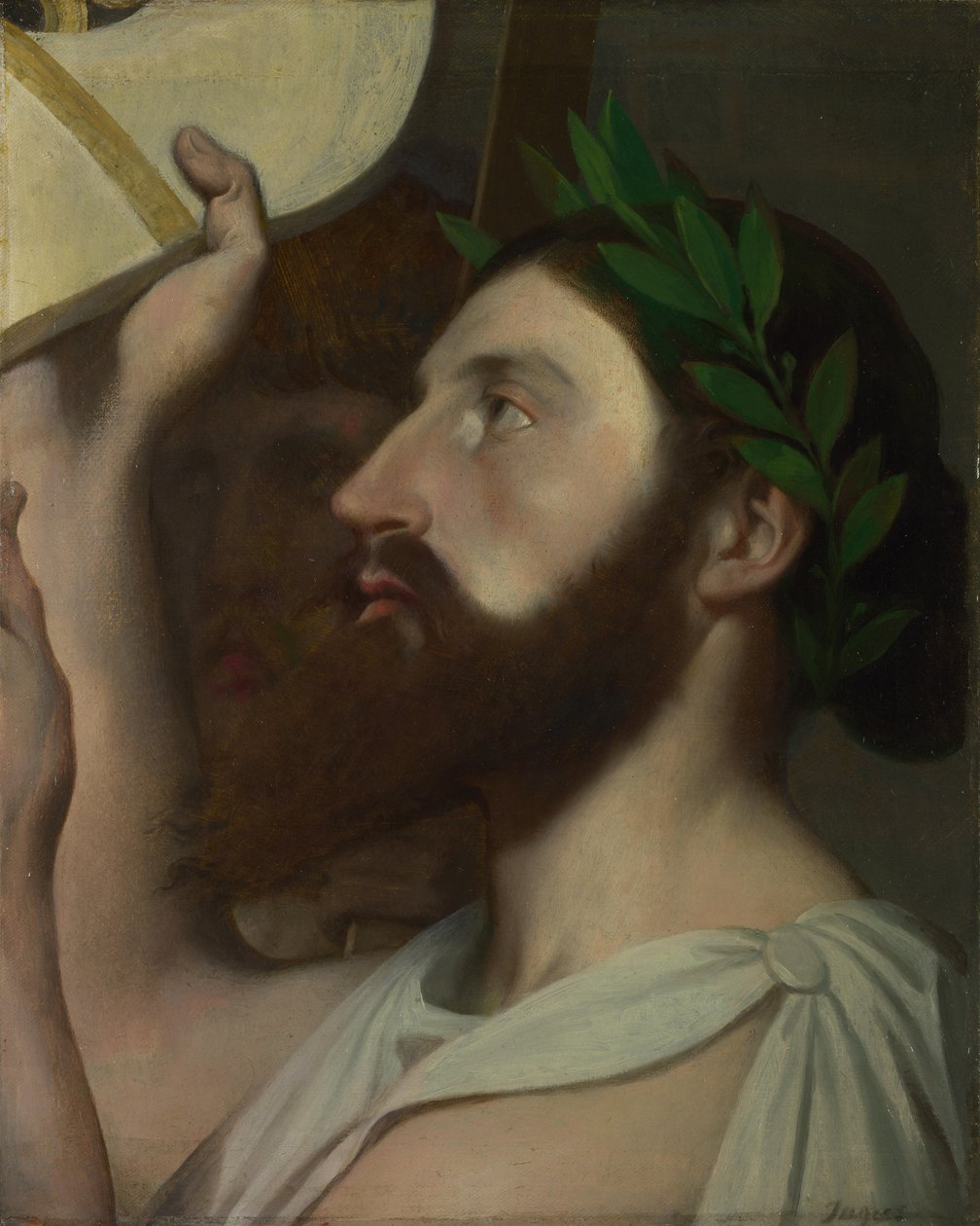 Pindar og Ictinus, mellom 1830 og 1867 av Jean Auguste Dominique Ingres