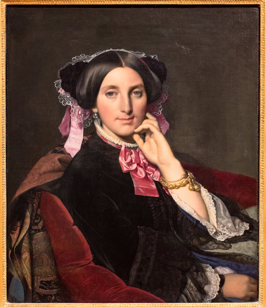 Portrett av Caroline Gonse av Jean Auguste Dominique Ingres
