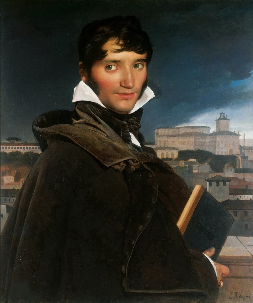 Portrett av Francois-Marius Granet 1775-1849, 1807. av Jean Auguste Dominique Ingres