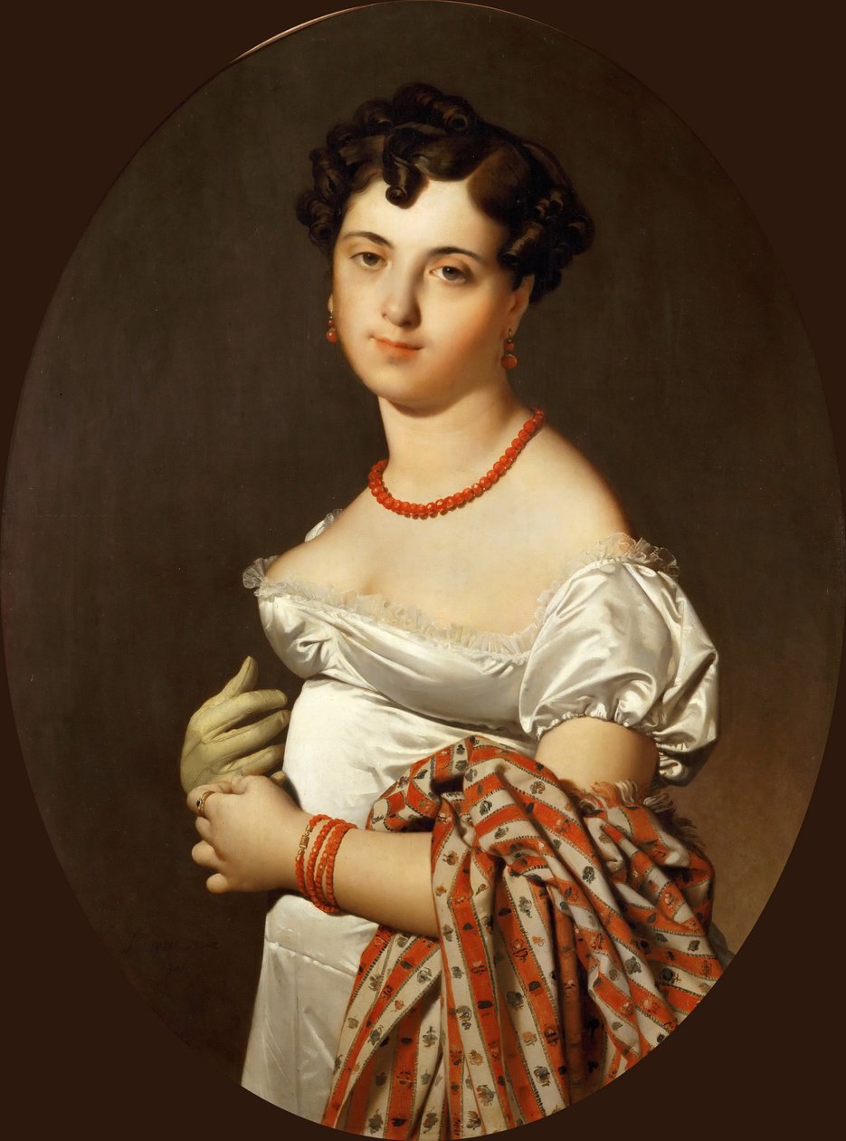 Portrett av Madame Cécile Panckoucke, født Bochet av Jean Auguste Dominique Ingres