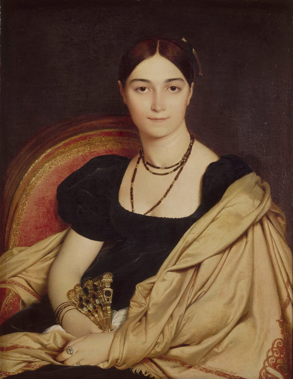 Portrett av Madame Duvaucey, 1807 av Jean Auguste Dominique Ingres