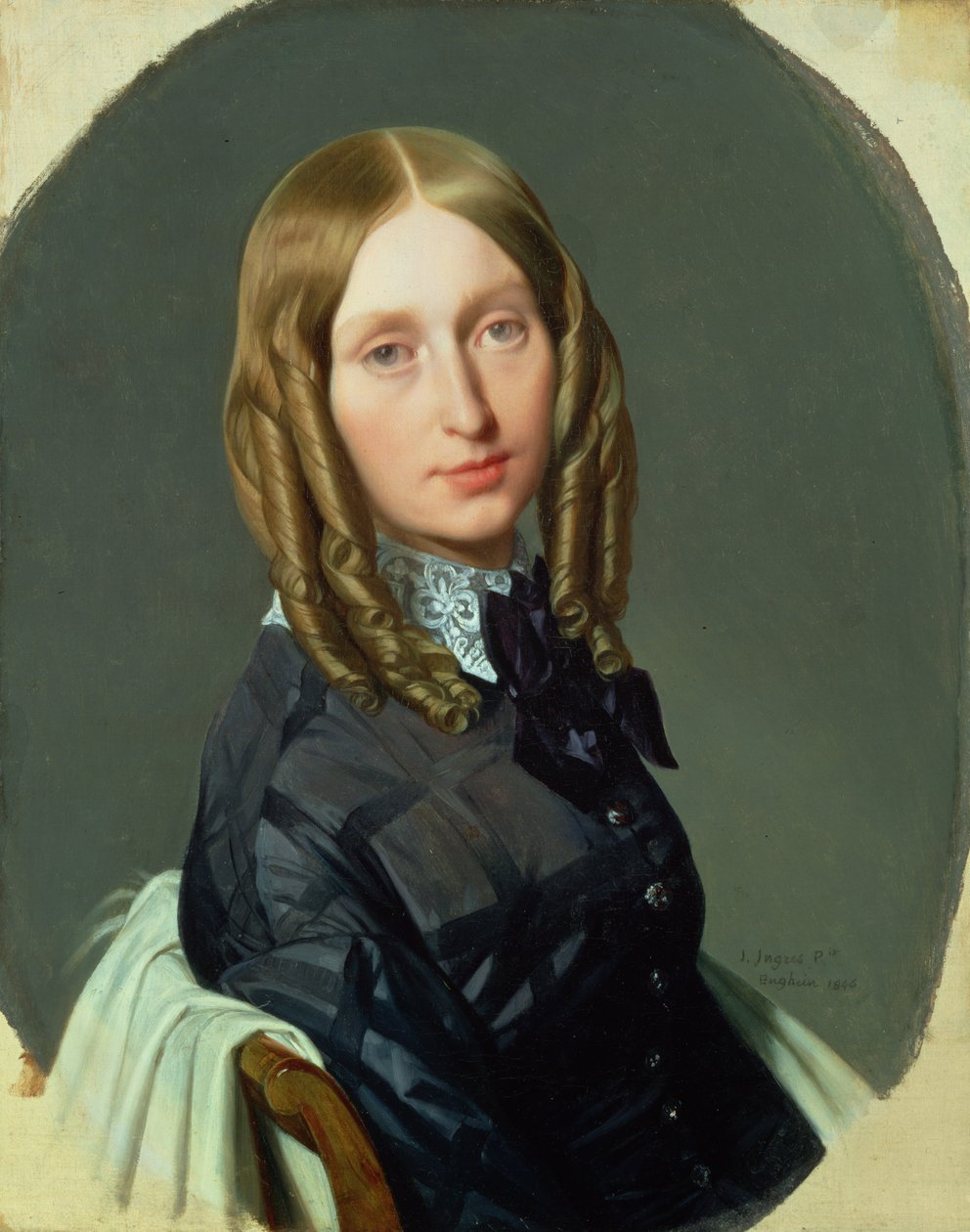 Portrait of Madame Frederic Reiset, 1846 av Jean Auguste Dominique Ingres