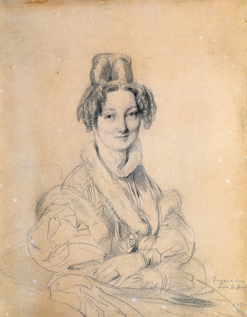 Portrett av Madame Hittorff av Jean Auguste Dominique Ingres