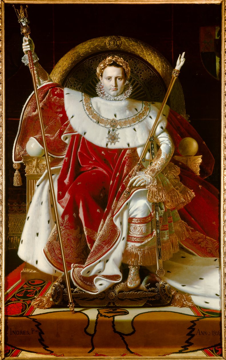 Portrett av Napoleon I av Jean Auguste Dominique Ingres