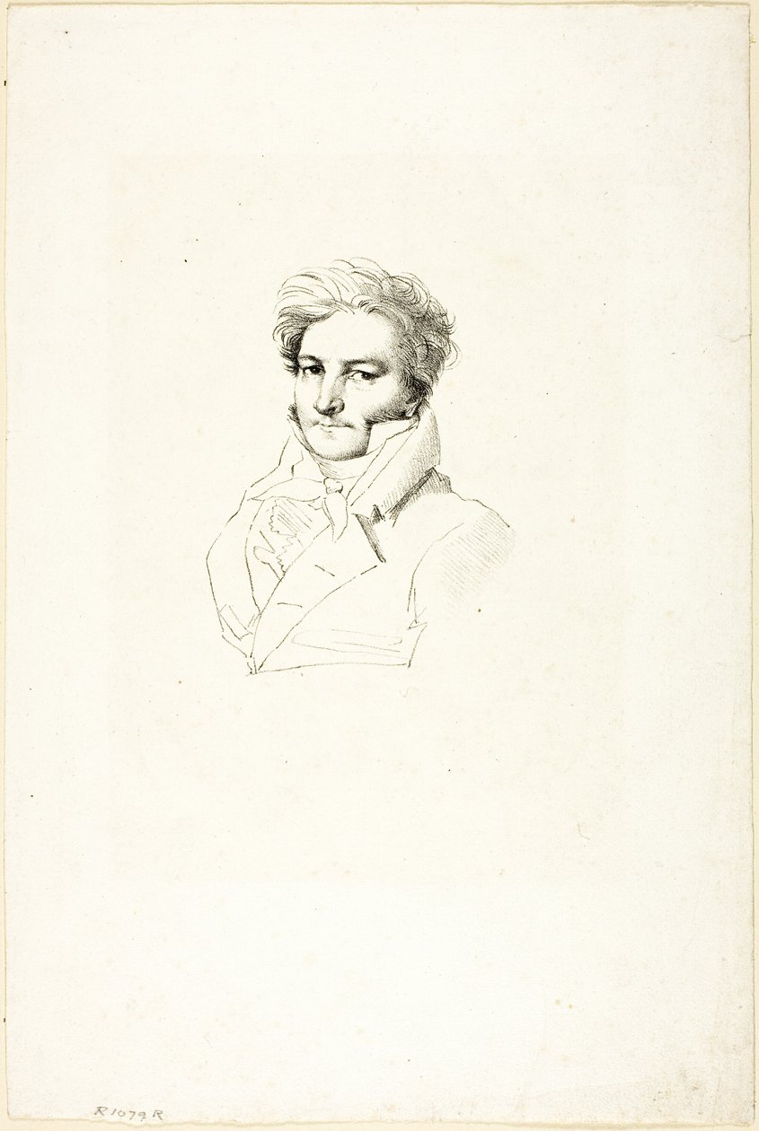 Portrett av en mann av Jean Auguste Dominique Ingres