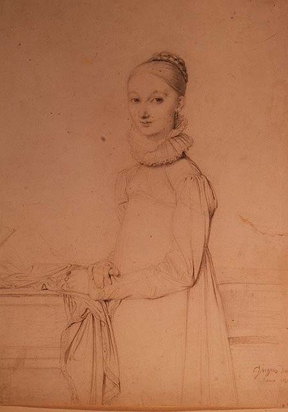 Portrett av en ung jente av Jean Auguste Dominique Ingres