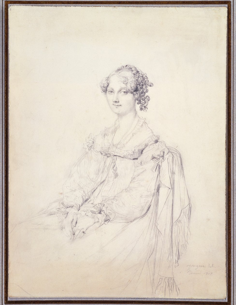 Portrett av Hon. Mrs. Fleetwood Pelew av Jean Auguste Dominique Ingres