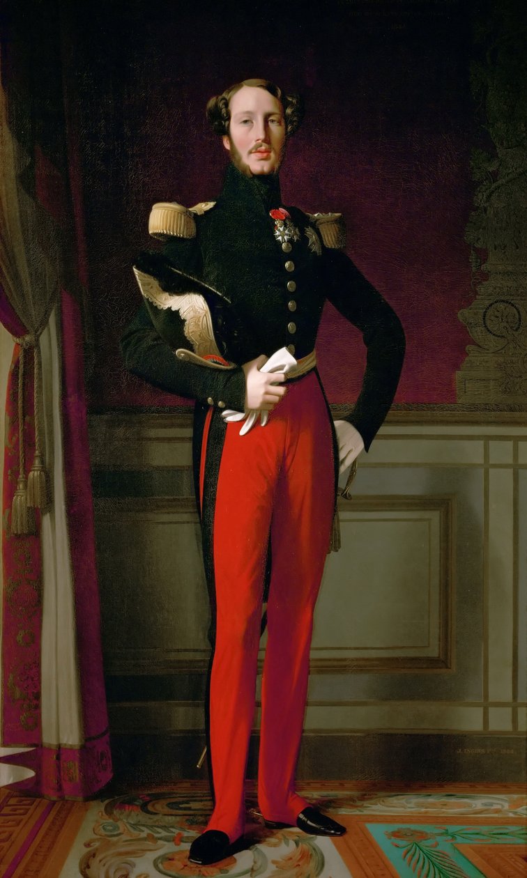 Prins Ferdinand Philippe, hertug av Orleans 1810-1842 av Jean Auguste Dominique Ingres