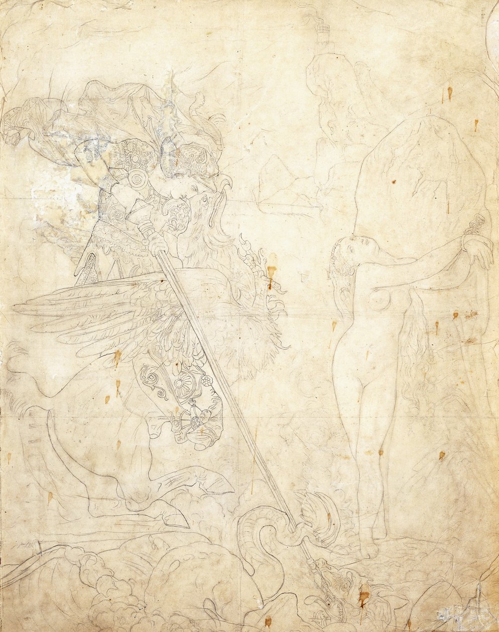 Roger og Angelique av Jean Auguste Dominique Ingres
