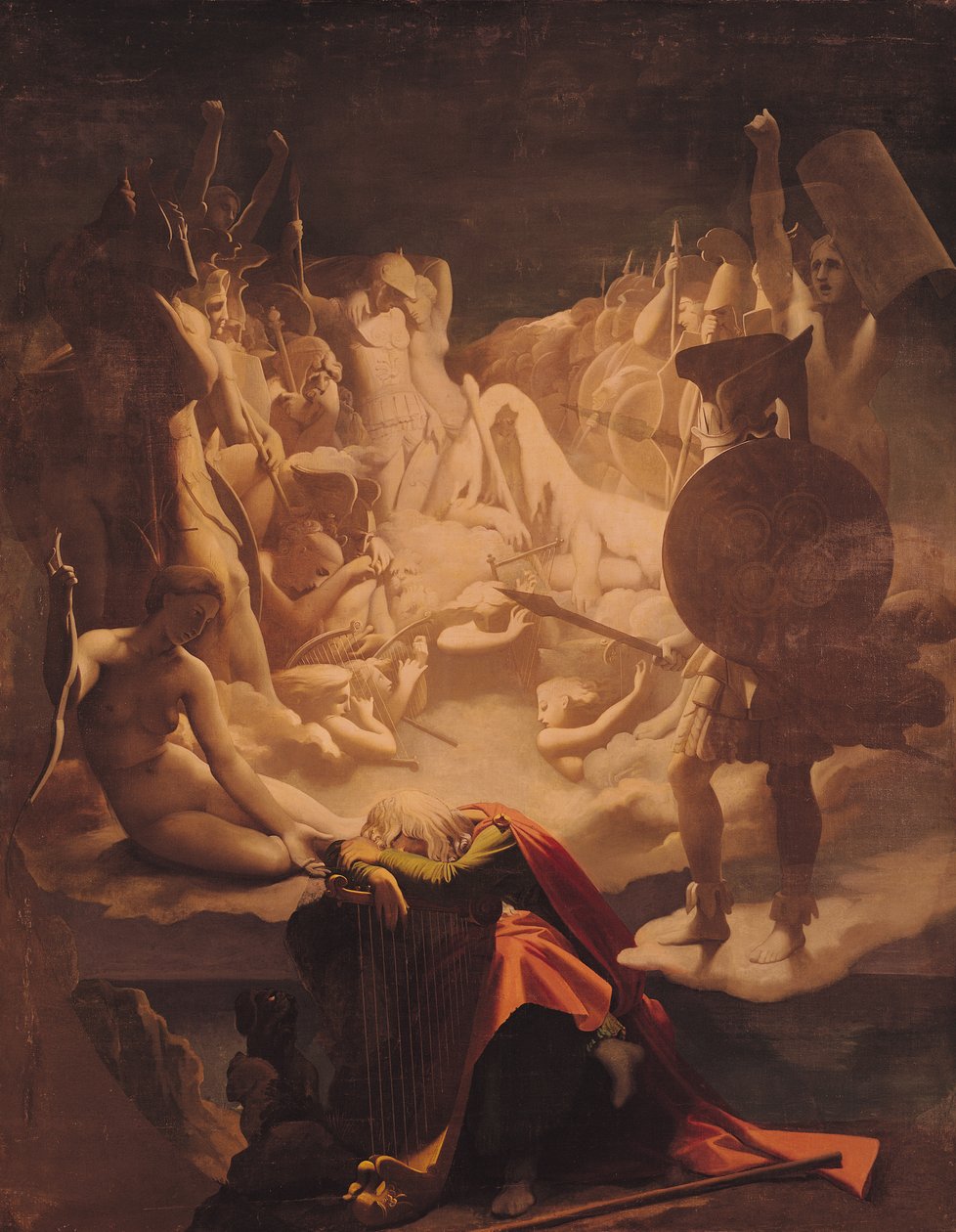 Drømmen om Ossian av Jean Auguste Dominique Ingres