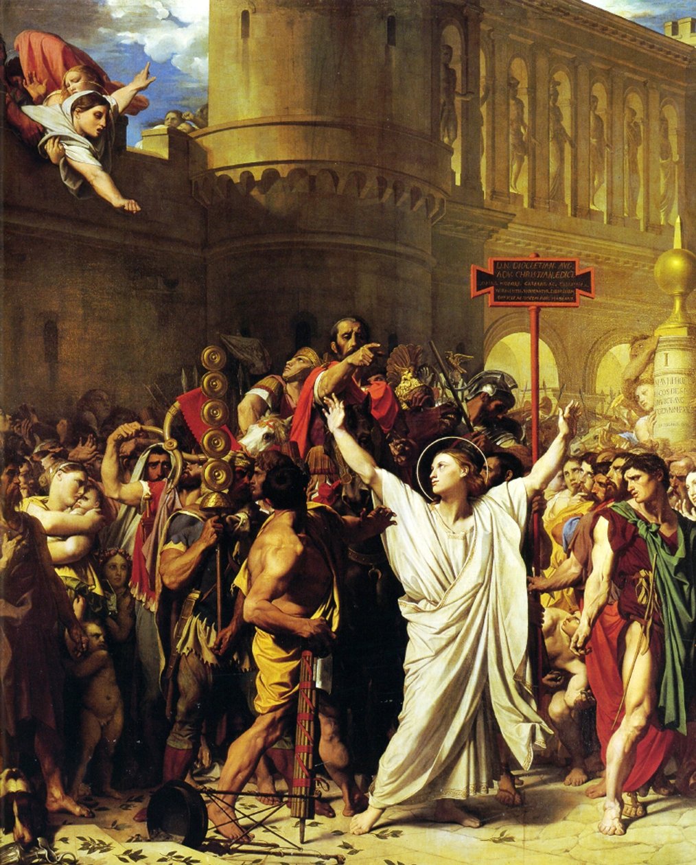 The Martyrdom of St. Symphorian, 1834 av Jean Auguste Dominique Ingres