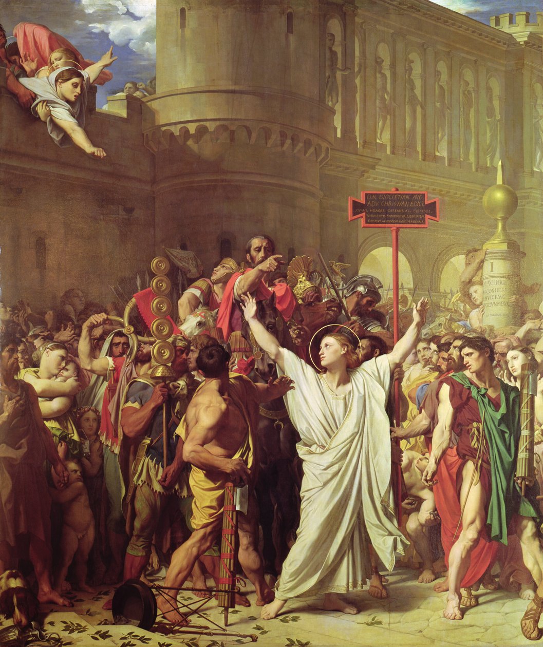 The Martyrdom of St. Symphorien, 1834 av Jean Auguste Dominique Ingres