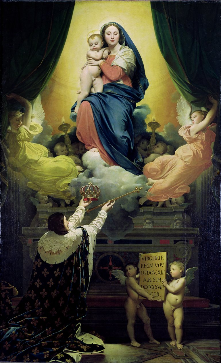 Løftet til Ludvig XIII av Jean Auguste Dominique Ingres