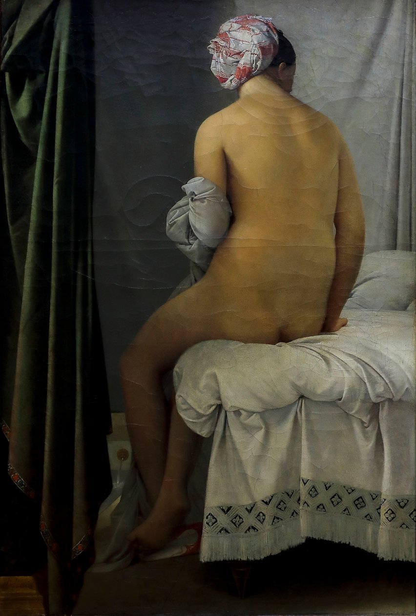 Baderen (Valpiçon-baderen) av Jean Auguste Dominique Ingres