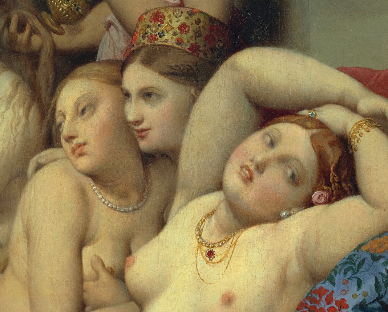 tyrkisk bad av Jean Auguste Dominique Ingres
