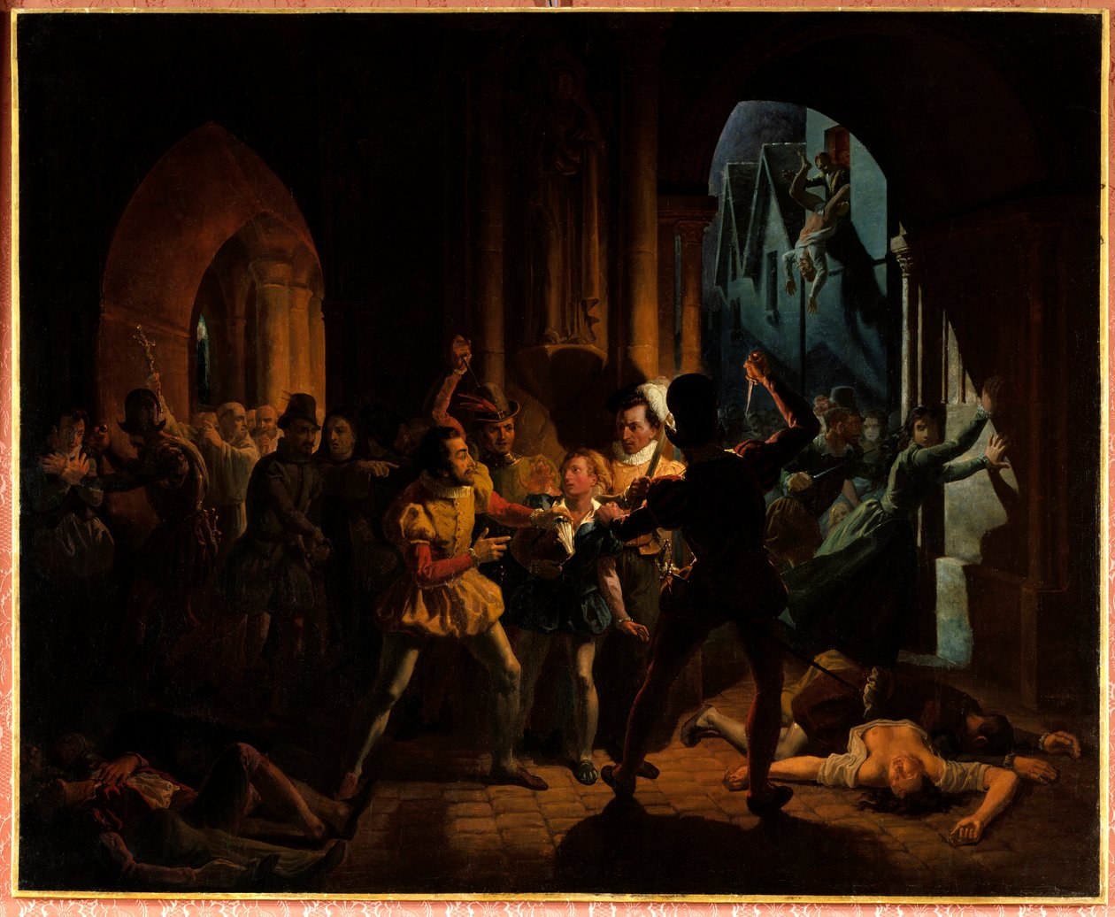 Maximilian av Bethune slapp unna massakren på Saint Barthelemy. Maximilian av Bethune (som ble hertug av Sully 1559-1641), oppvokst ved college i Burgund i Paris, ble reddet av Henrik av Navarra (1553-1610) (den gang kong Henrik IV) og ble hans følgesvenn av Jean Auguste Dubouloz