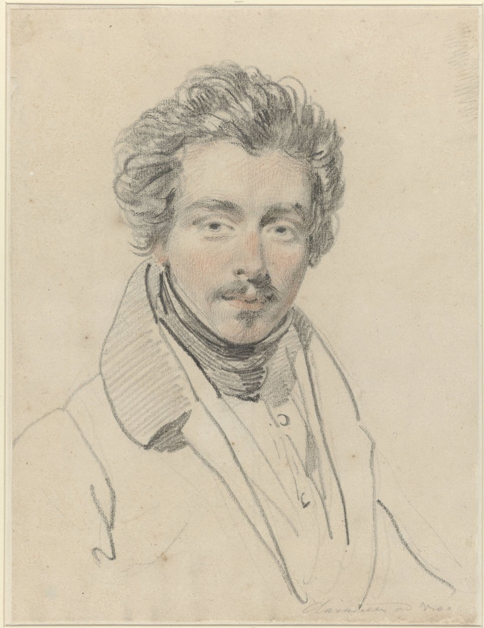 Portrett av Louis Meyer av Jean Augustin Daiwaille