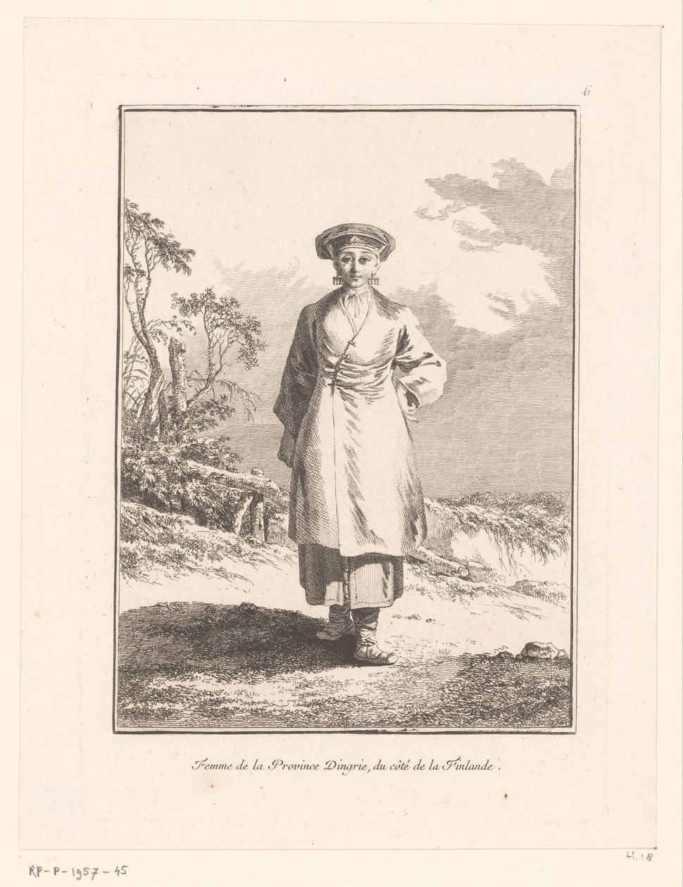 Ung kvinne fra Ingermanland (Ingrie) Femme de la province d