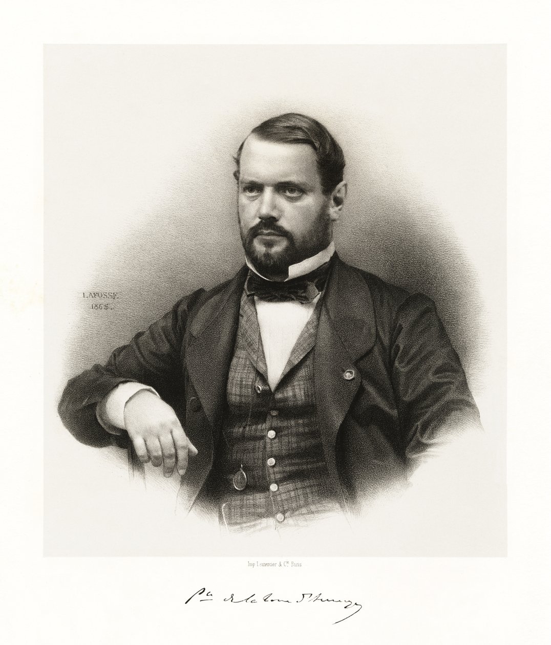 Godefroy Henry Bernard Alphonse La Tour DAuvergne, 1865-66 av Jean Baptiste Adolphe Lafosse