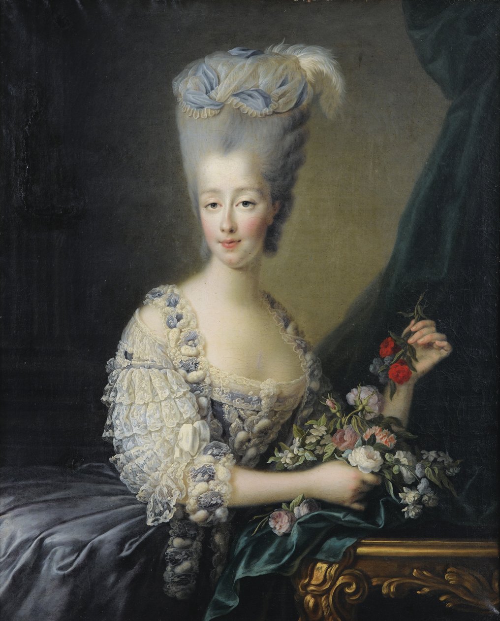 Prinsesse Maria Theresa av Savoy 1756-1805, grevinne av Artois av Jean Baptiste André Gautier Dagoty