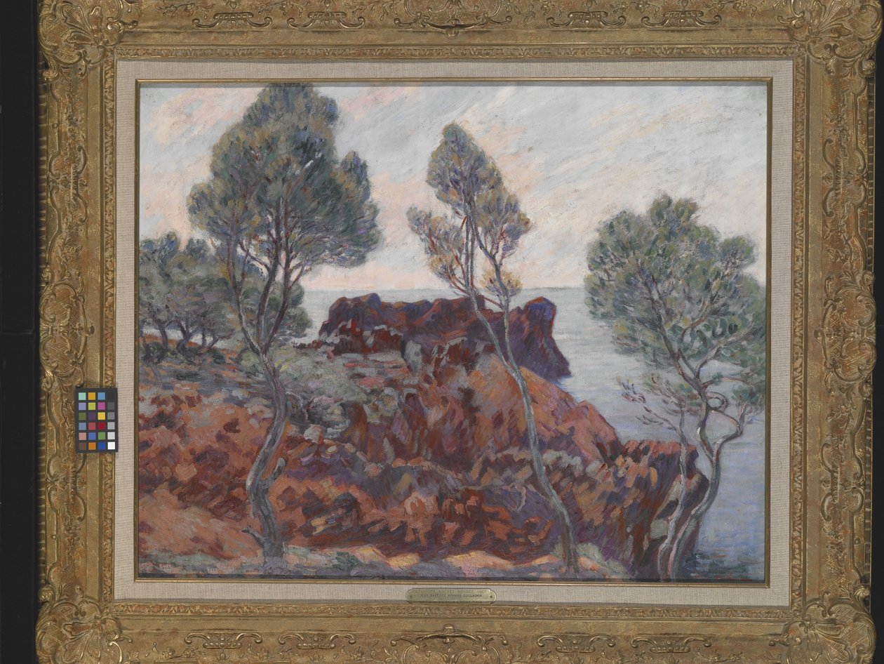 Agay - Les Roches Rouges (olje på lerret) av Jean Baptiste Armand Guillaumin