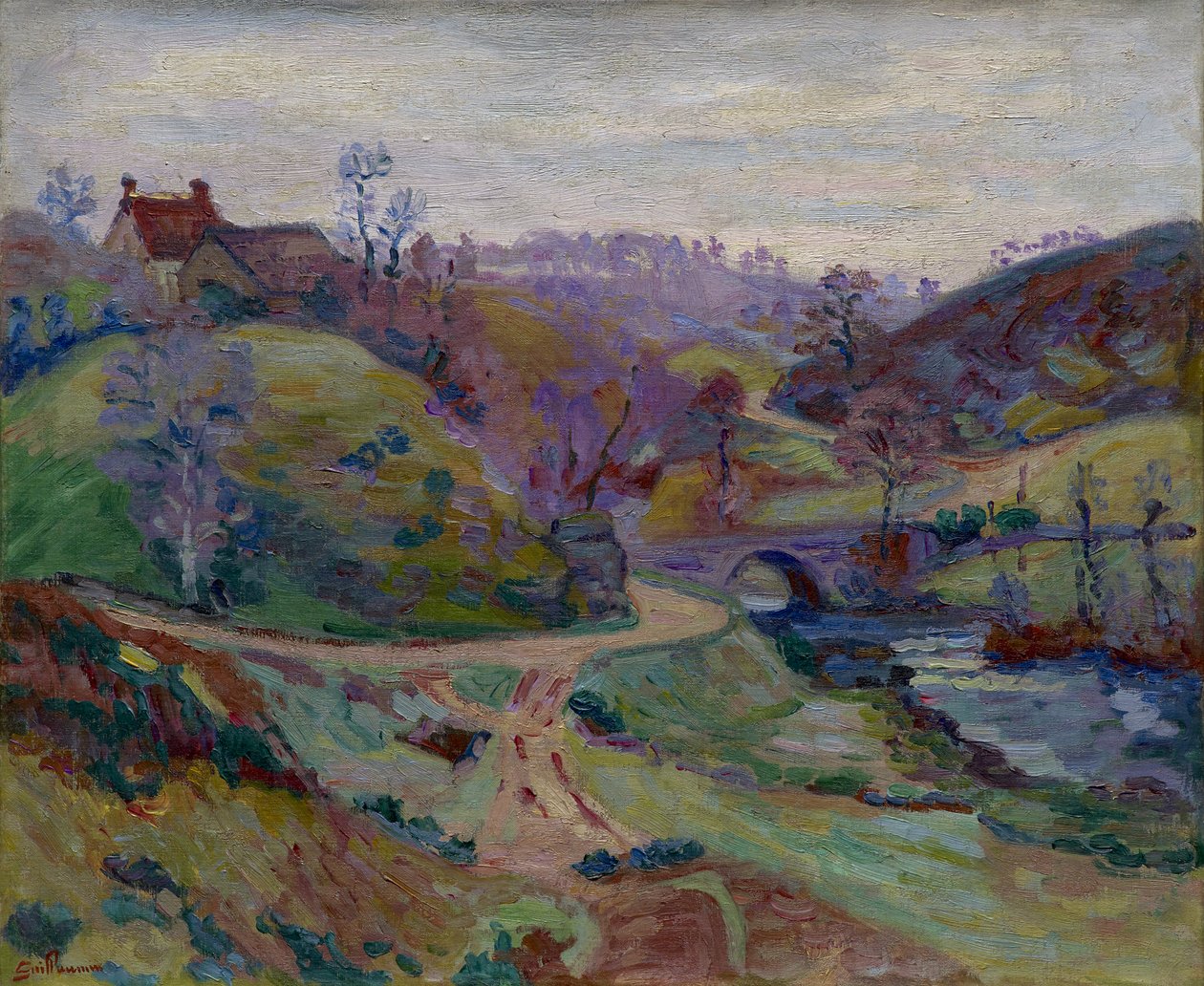 Crozant, Pont Charraud, 1903 av Jean Baptiste Armand Guillaumin