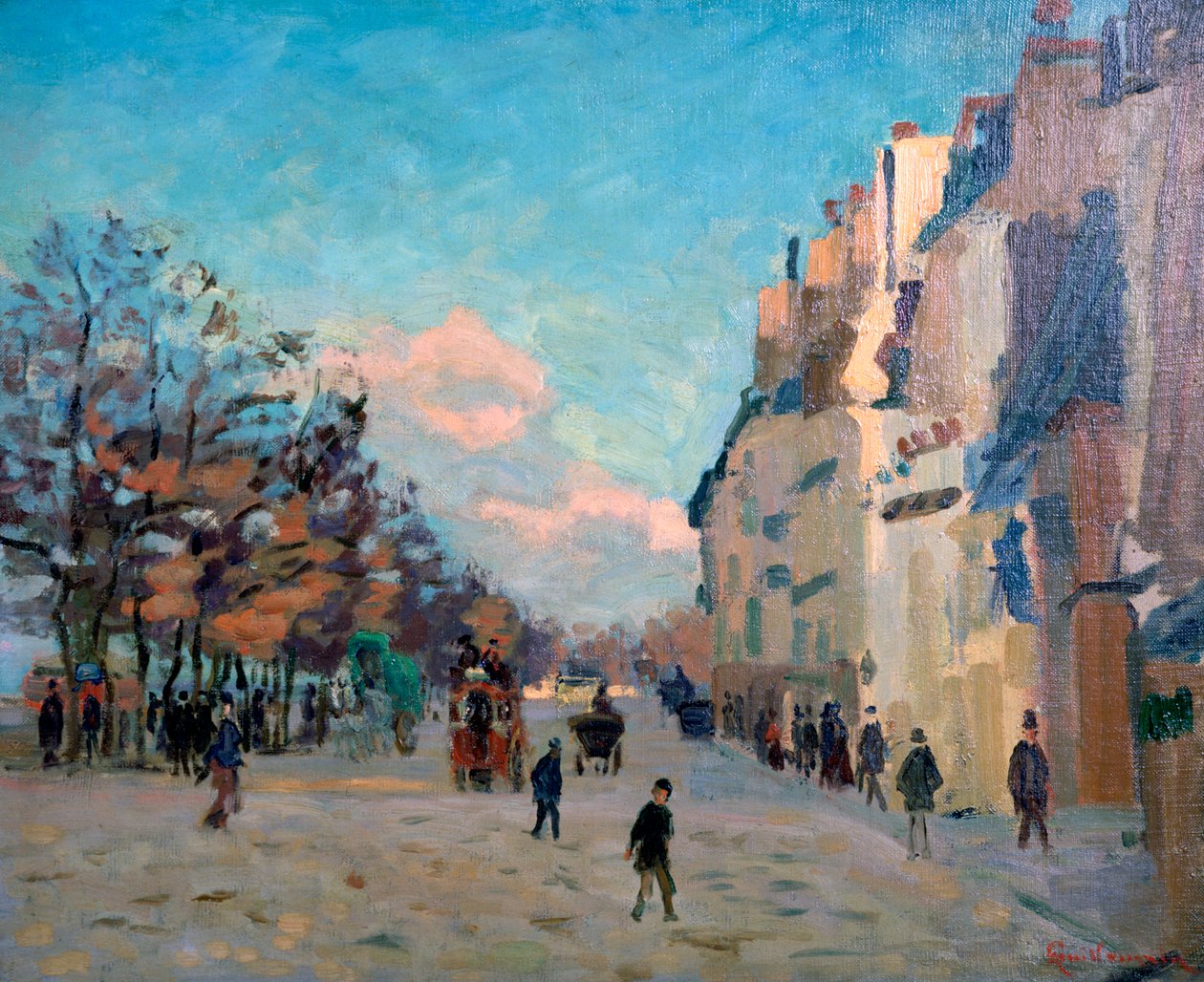 Place Valhubert, Paris, c1860-1927 av Jean Baptiste Armand Guillaumin