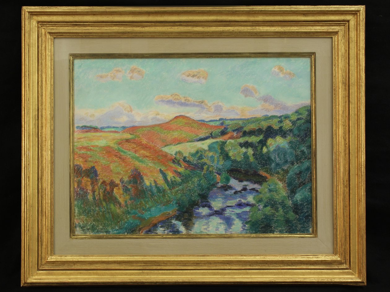 Landskap ved Creuze, Crozant av Jean Baptiste Armand Guillaumin