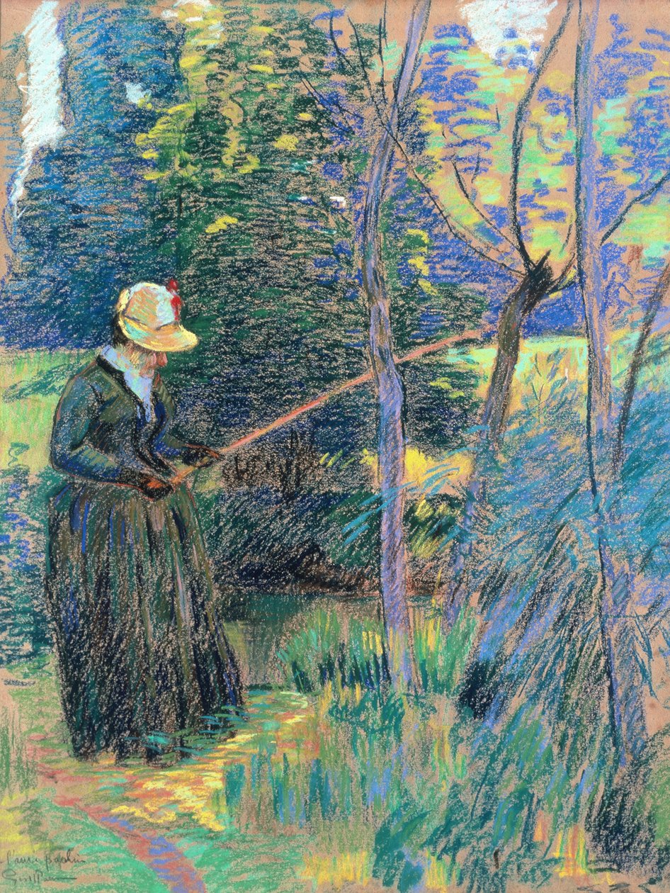 Madame Guillaumin fiske, ca. 1894 (pastell) av Jean Baptiste Armand Guillaumin