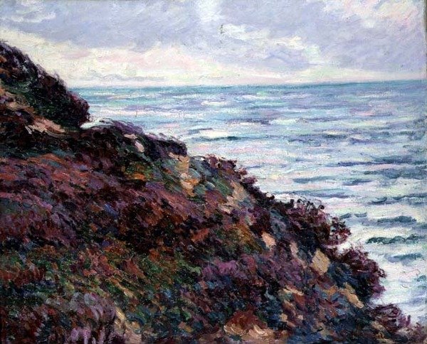 Marine Landscape (olje på lerret) av Jean Baptiste Armand Guillaumin