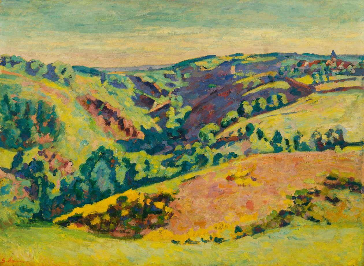 On the Hills of Sedelle, 1921 av Jean Baptiste Armand Guillaumin