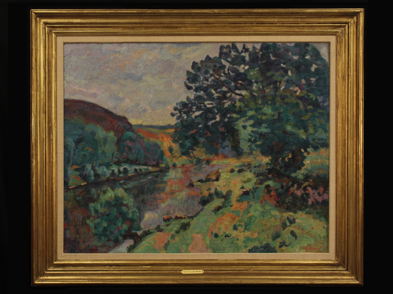 Elvelandskap, ca. 1910 av Jean Baptiste Armand Guillaumin