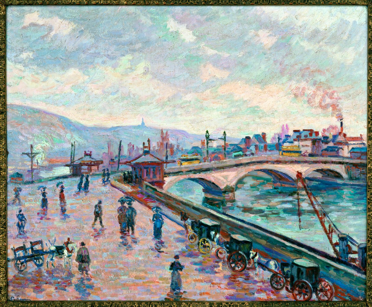 Elven ved Rouen (maleri på lerret) av Jean Baptiste Armand Guillaumin