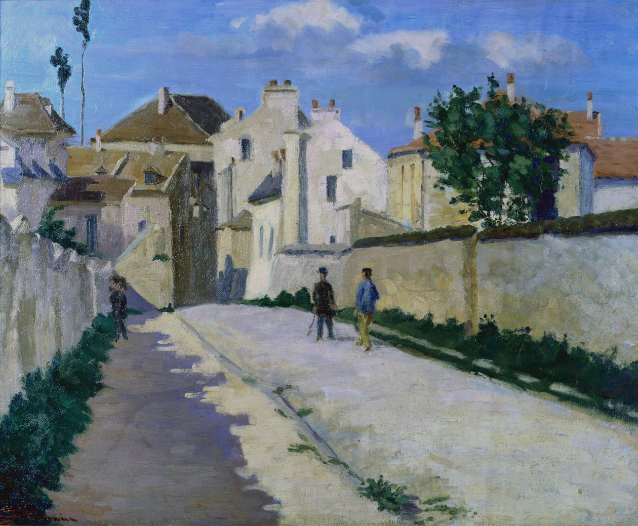Rue de Clamart ved Vanves, ca. 1873 (olje på lerret) av Jean Baptiste Armand Guillaumin