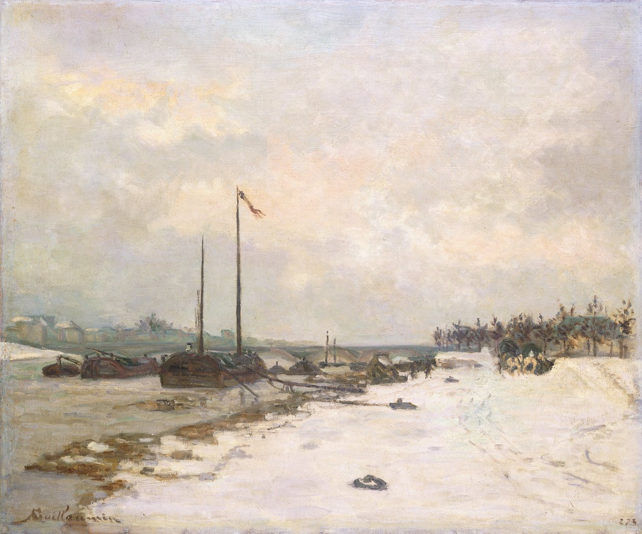 Seinekaien i omegn av Paris; Seinekaiene rundt Paris, 1873 av Jean Baptiste Armand Guillaumin