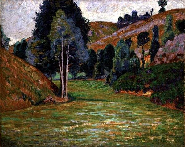 Vale at Pontgibaud, ca. 1890 (olje på lerret) av Jean Baptiste Armand Guillaumin
