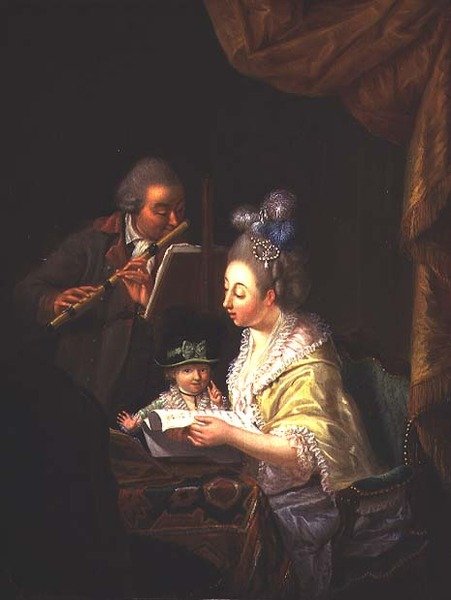 Musikktimen av Jean Baptiste Bernard Coclers