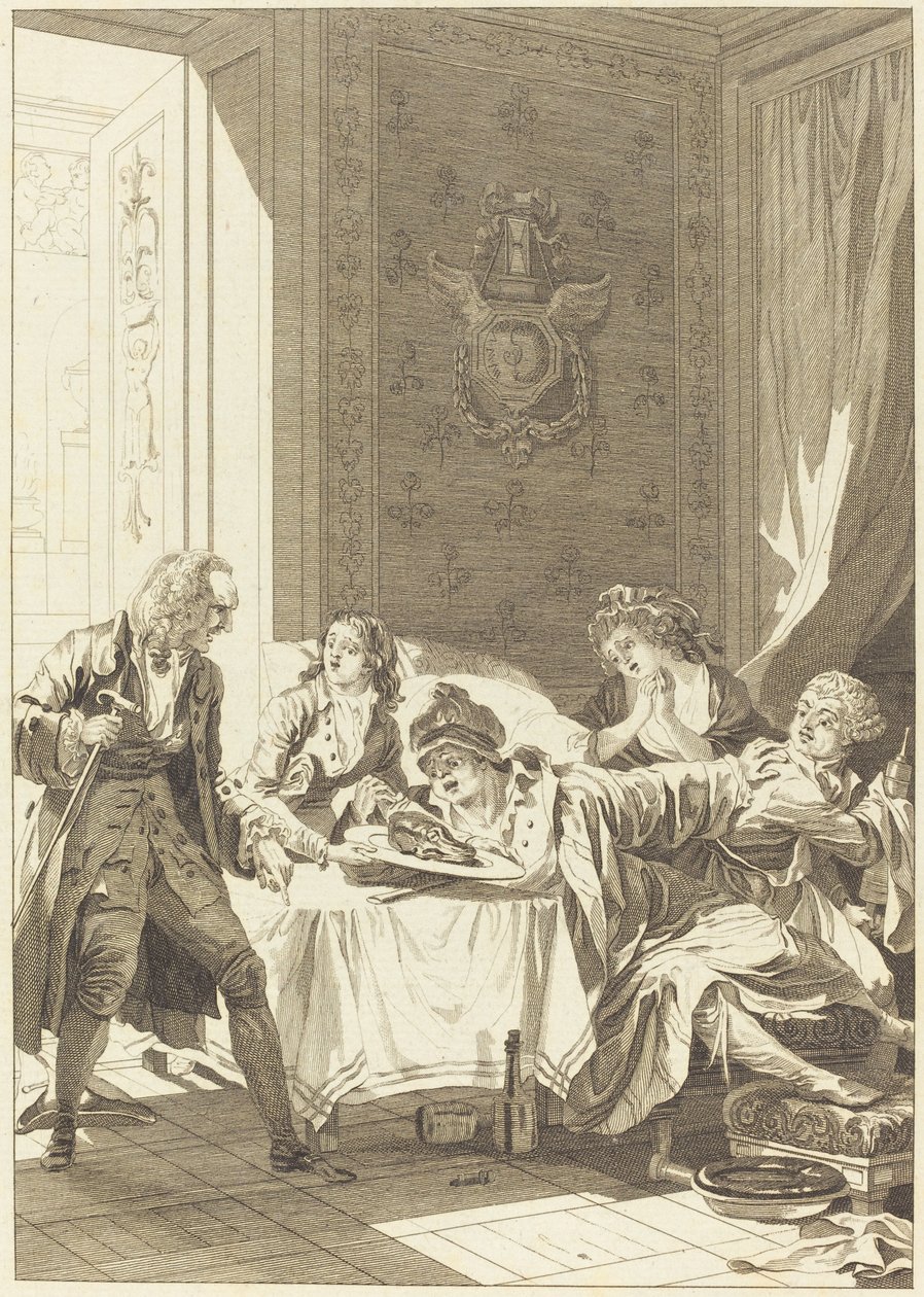 fråtseren av Jean Baptiste Blaise Simonet after Jacques Louis François Touzé