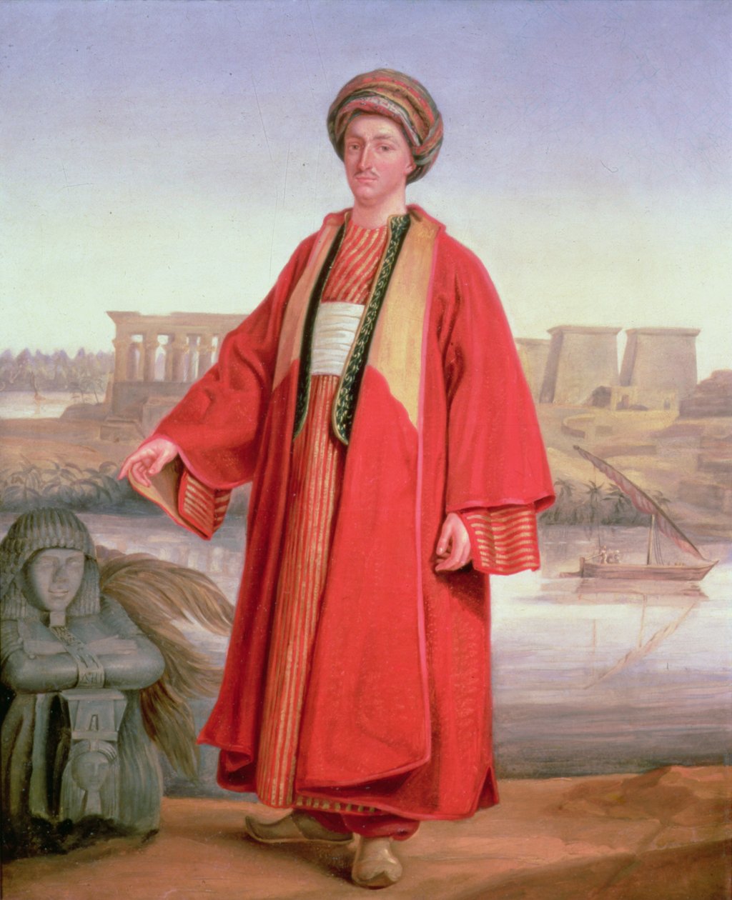 Portrett av Hon. Charles Leonard Irby av Jean Baptiste Borely